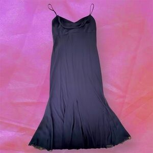90s Ann Paige LBD Black Cocktail Dress